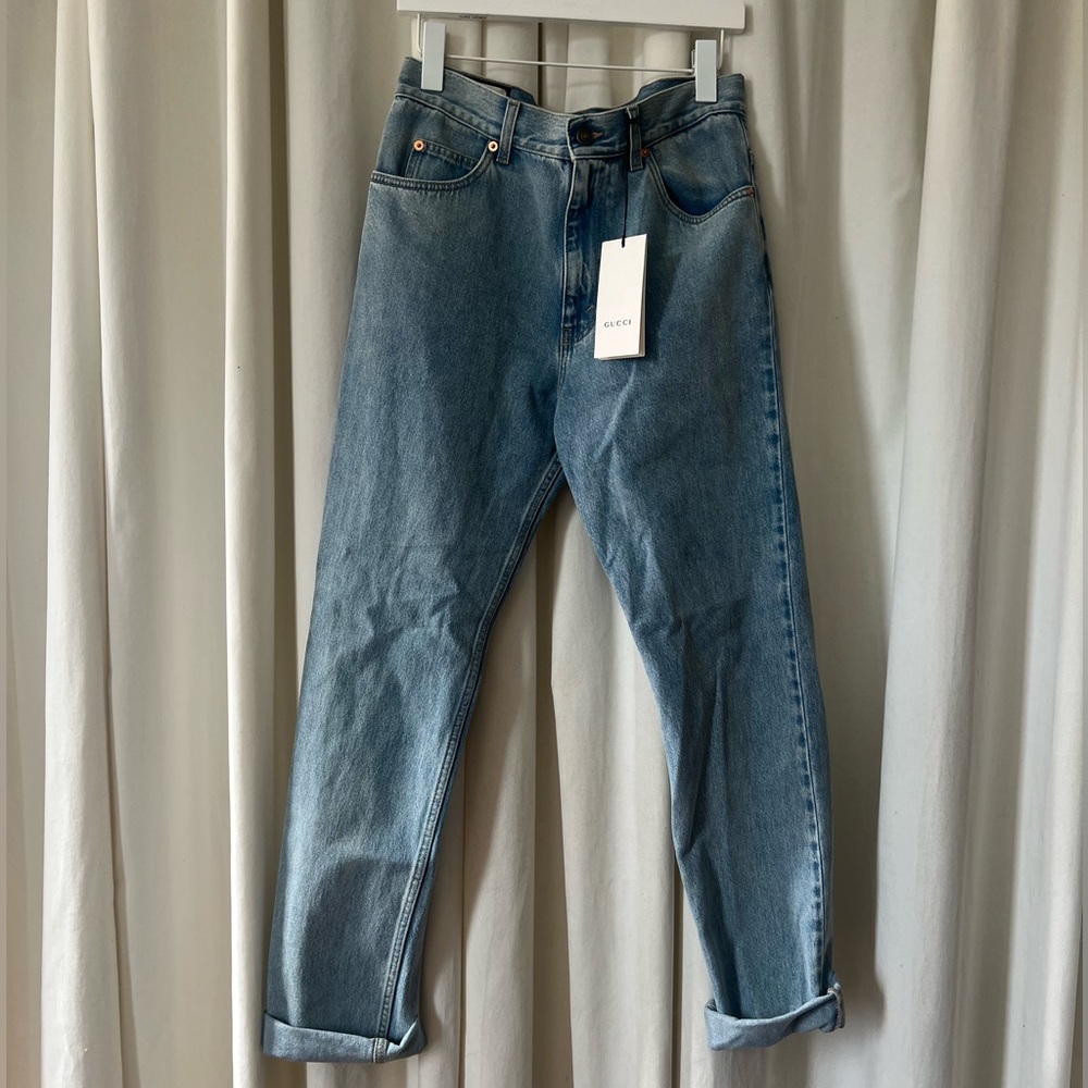 NWT GUCCI Light Wash Jeans 31
